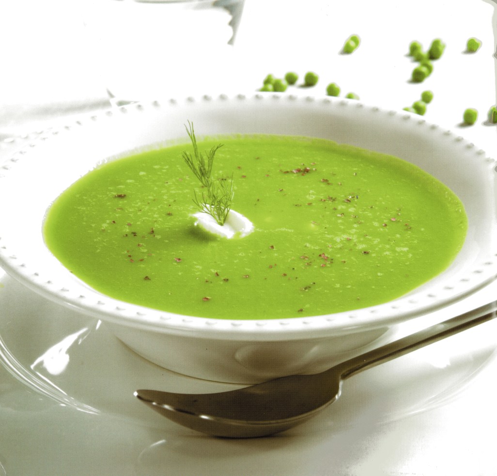 Σούπα βελουτέ με&nbsp;αρακά